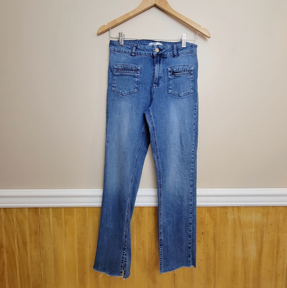 Anine Bing Split Hem Jeans Size 26